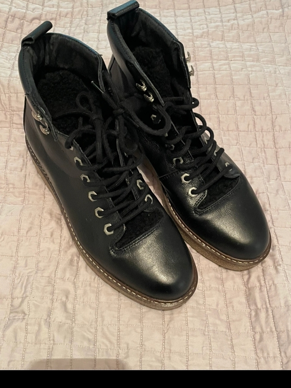 Shoe The Bear Bex Leather Ankle Boots - Black